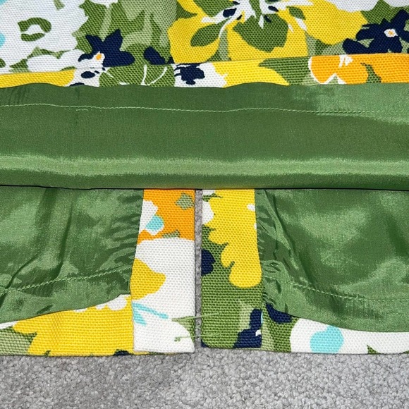 10 M NWT Identity Strapless Garden Party Floral Print Midi Yellow Pencil Dress - Picture 6 of 8